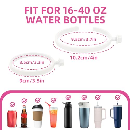 2 Pcs Cup Holder for Bogg Bag, 30oz and 40oz Water Bottle Accessories, Compatible with Bogg Bags and Simply Southern Totes