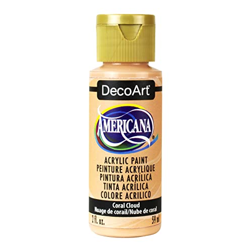 DecoArt Americana Acrylic Paint - 2oz Coral Cloud
