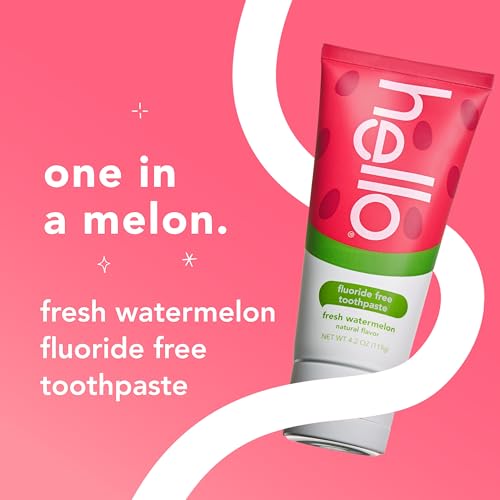 hello Kids Fluoride Free Toothpaste, Fresh Watermelon, 4.2 oz