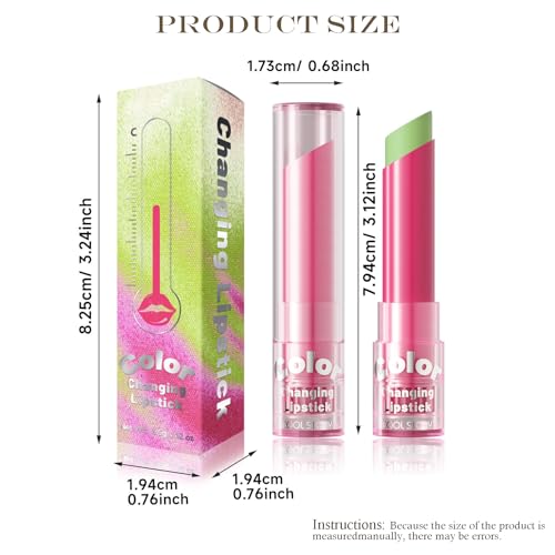 BERALLOYE 2-Pack pH Color Changing Lip Balm and Glossy Stain
