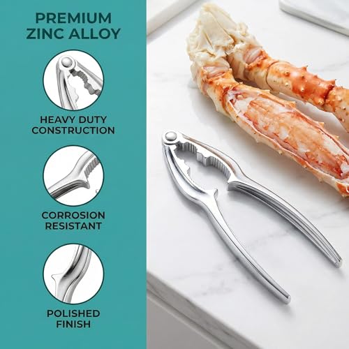8-Piece Seafood Tool Set with Crab Crackers & Forks