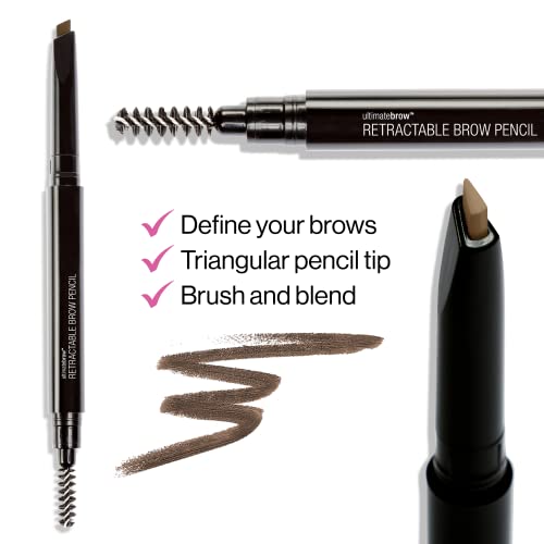 wet n wild Ultimate Retractable Eyebrow Definer Pencil, Dark Brown