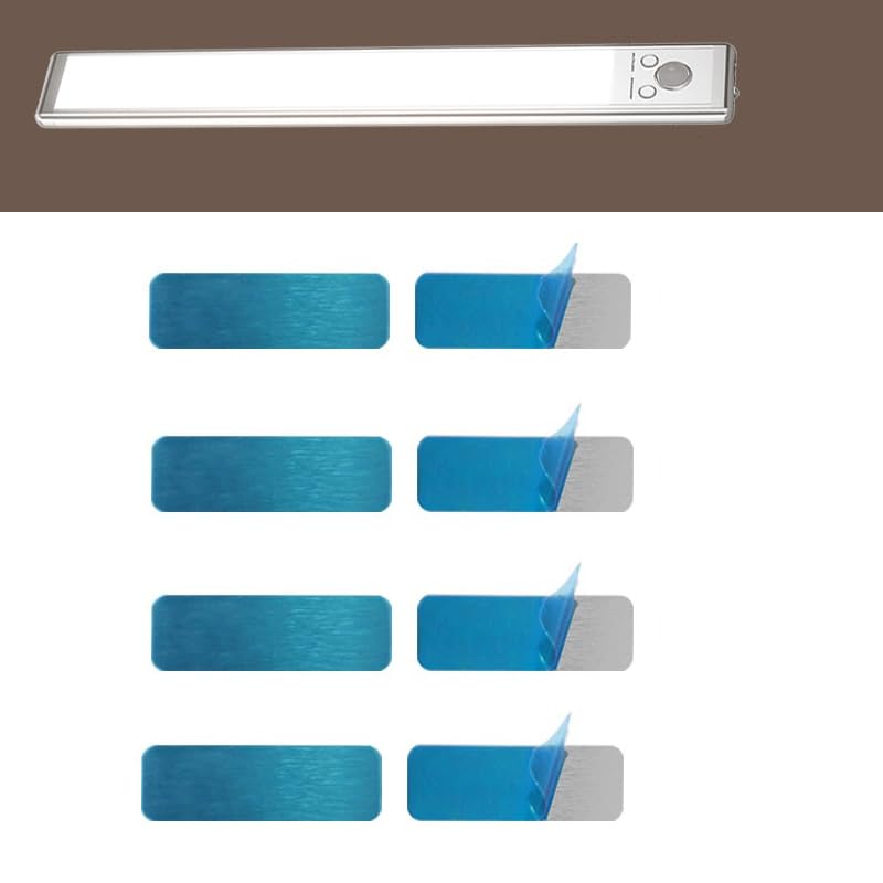 10 Pack Adhesive Metal Plates for Under Cabinet Lights