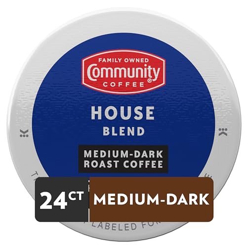 Community Coffee House Blend Medium-Dark Roast Pods, 24 Count