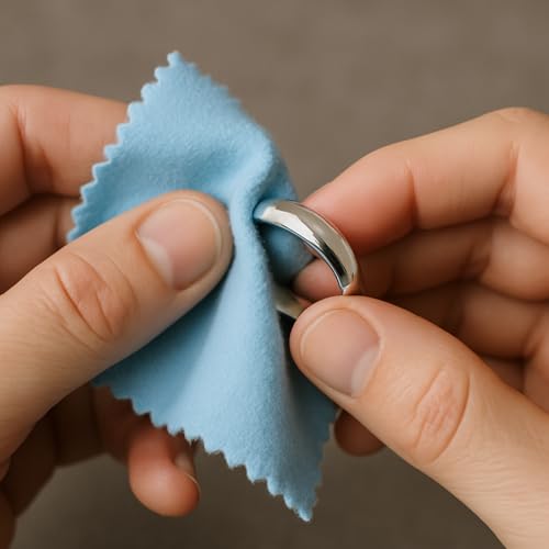 Howsehold Silver Polishing Cloths - Pack of 2 for Jewelry & Metal Care
