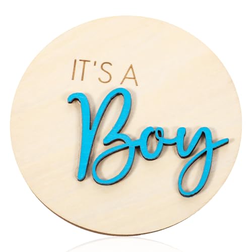 It's a Boy Wooden Birth Announcement Sign - Personalized Baby Keepsake