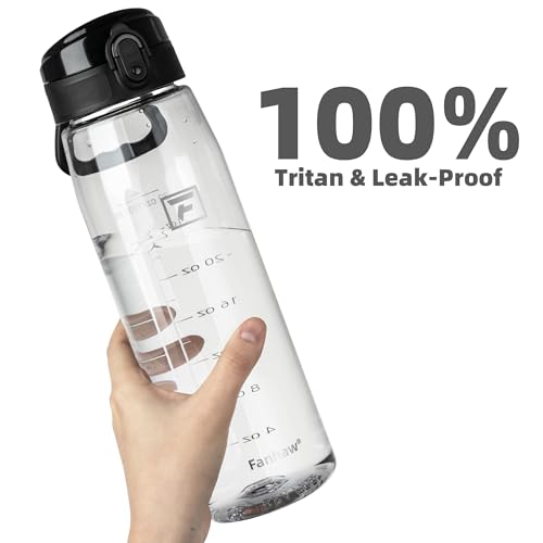 Fanhaw 32 oz Tritan Sports Water Bottle - BPA Free & Leakproof