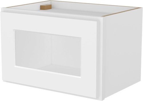 Furinno Shaker Wall Kitchen Cabinet - Single Door Design, Ready to Assemble | 12" D x 18" W x 12" H, White