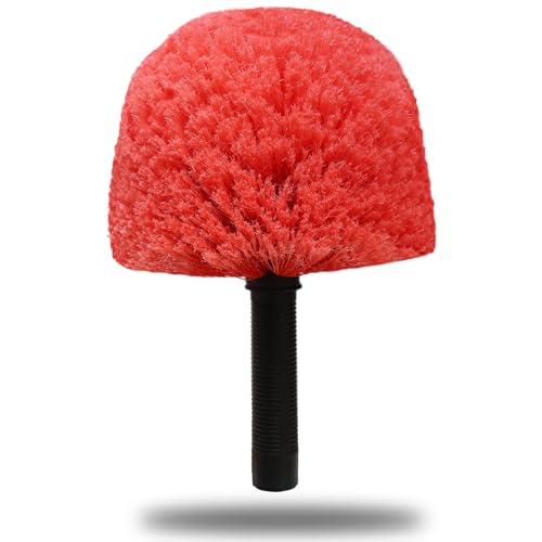 Twist-On Cobweb Duster Head Brush for Indoor & Outdoor Cleaning