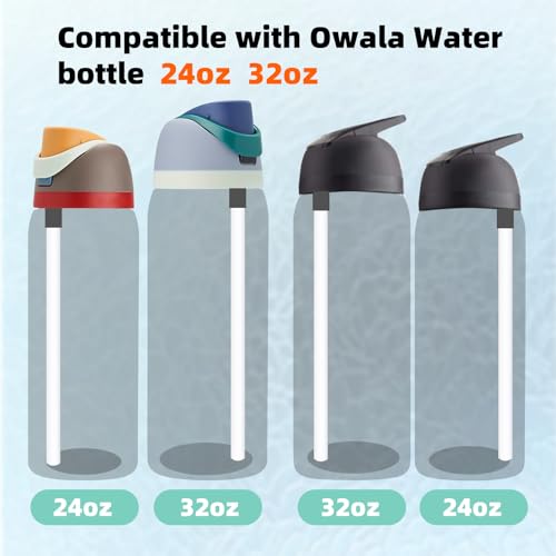 Reusable Straws for Owala Water Bottles 24oz & 32oz - BPA-Free