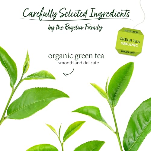 Bigelow Organic Green Tea Bags, 40 Count (Pack of 6)