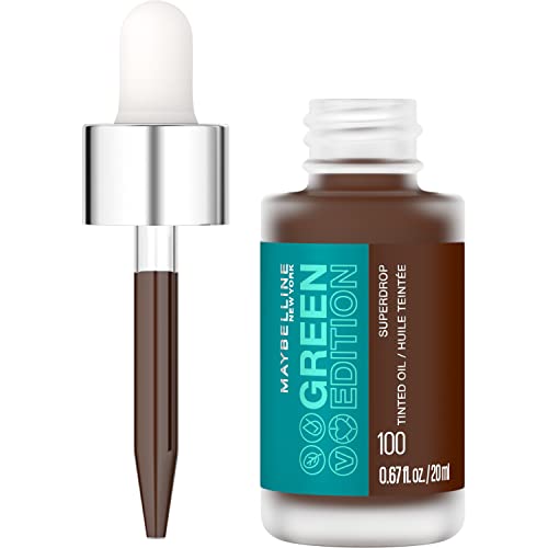 Maybelline Green Edition Superdrop Tinted Oil Foundation Shade 100