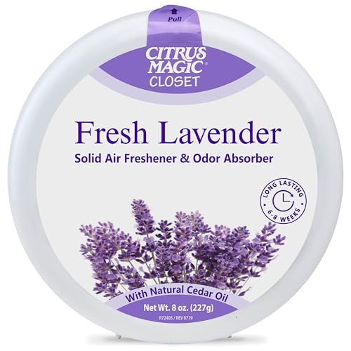 Citrus Magic Fresh Lavender Closet Air Freshener Solid 8oz - Pack of 3