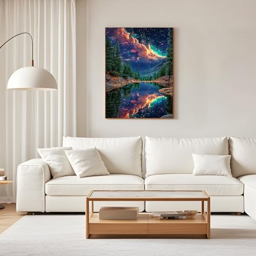 5D Aurora Diamond Art Kit for Adults - 12x16 Inch DIY Craft