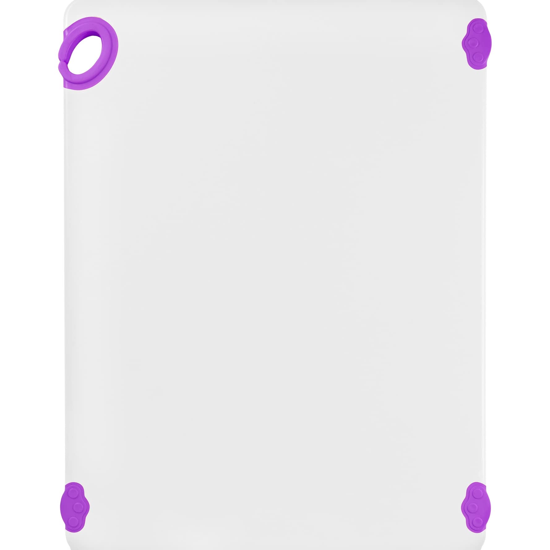 Winco Non-Slip Cutting Board with Hook, 18" x 24" x 1/2", Purple