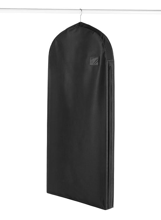 Whitmor 48" Deluxe Garment Bag, Heavy Duty Oxford Dress Cover, 3 Pack