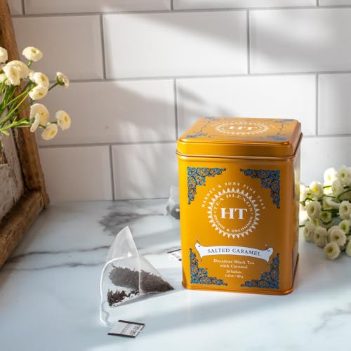 Harney & Sons Salted Caramel Black Tea - 20 Sachets in Tin
