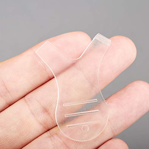Leinuosen 20 Pack Y Shape Eyelash Brush Silicone Lash Lift Tools