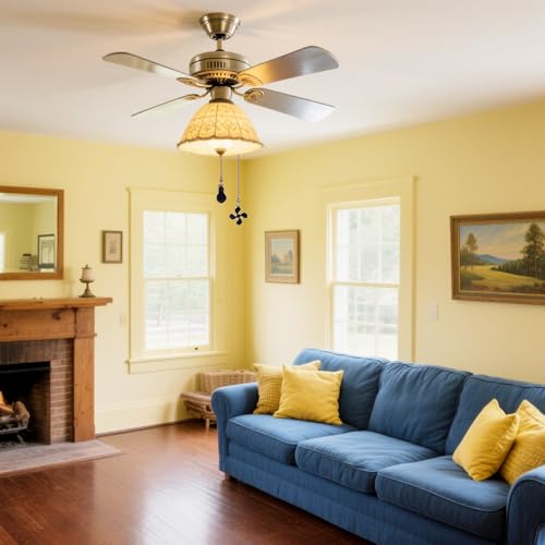 Ceiling Fan Pull Chain Extension Set - 2 Pack, 12 Inch Light & Fan Pulls