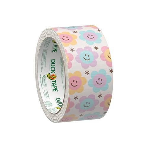 Duck Duct Tape Groovy Daisies - 6 Rolls 1.88" x 10 Yards