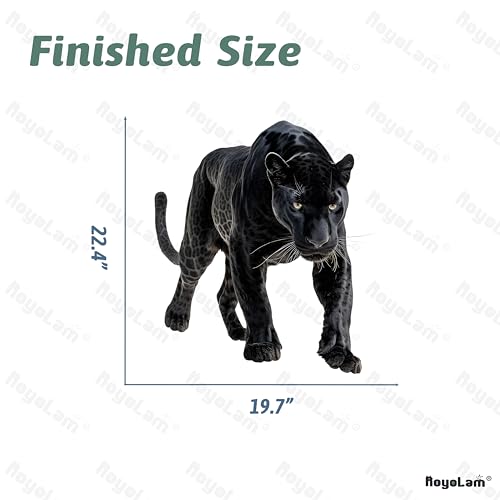 Panther Wall Decal Wildlife Animal Wall Sticker for Kids & Home Decor