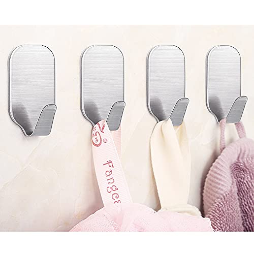 Kiemeu Heavy Duty Self-Adhesive Hooks - 10 Pack for Home Organization