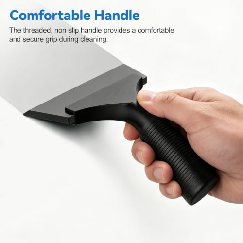 SetSail Small 5-Inch Window Squeegee with Rubber Blade - Black