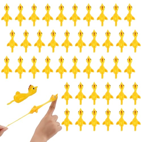 42 PCS Rubber Chicken Slingshot - Fun Party Favors for Kids