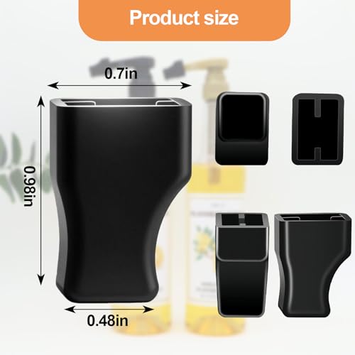 15 Pcs Coffee Syrup Pump Tip Covers - Black Rubber Seal Caps