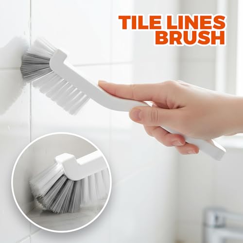 6-Pack Heavy Duty Dish Brush Set with Non-Scratch Bristles