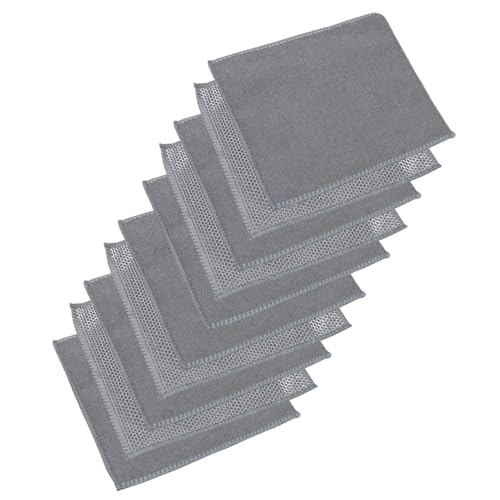Double-Layer Ultra-Fine Fiber Kitchen Cleaning Cloth - 10 Pack