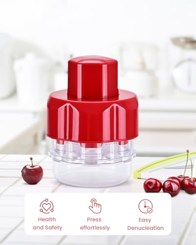 Cherry Pitter Tool with 7 Holes for Efficient Fruit Pitting