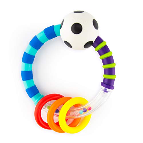 Sassy Ring Rattle - Developmental Toy for Babies with High Contrast