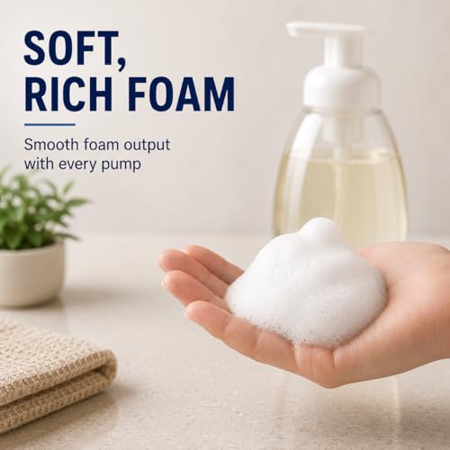 Bar5F 8.5 oz Foaming Soap Dispenser - Reusable BPA-Free Soap Pump