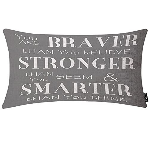 Inspirational Life Quotes Throw Pillow Cover 12x20" - EKOBLA