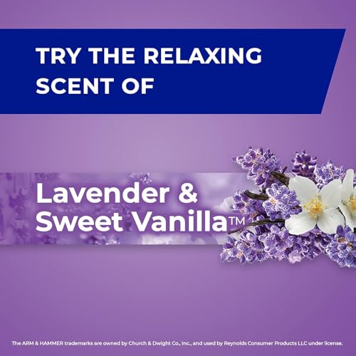 Hefty 4 Gallon Small Trash Bags with Lavender & Sweet Vanilla Scent, 26 Count
