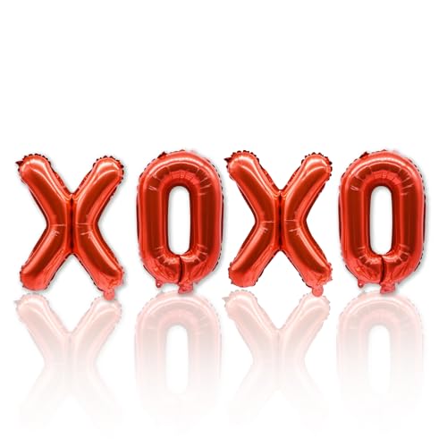 XOXO Mylar Balloons for Valentine's Day & Galentine's Party