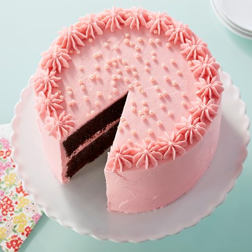 Wilton Pink Sugar Pearl Sprinkles for Cakes & Cupcakes 5 oz - Edible Elegant Decoration