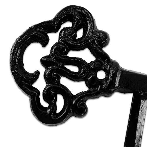Antique Skeleton Key Wall Holder with 5 Hooks