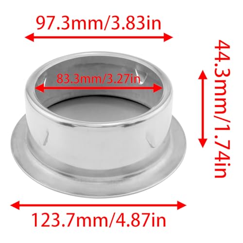Lovelysp 4-Inch Stainless Steel Chimney Cover - Corrosion & Mosquito Prevention