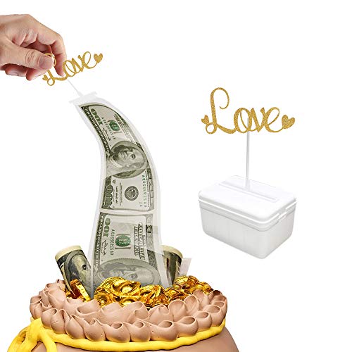 Money Pulling Cake Mold with Cake Toppers - 4.3x3.1x2.7 Inches