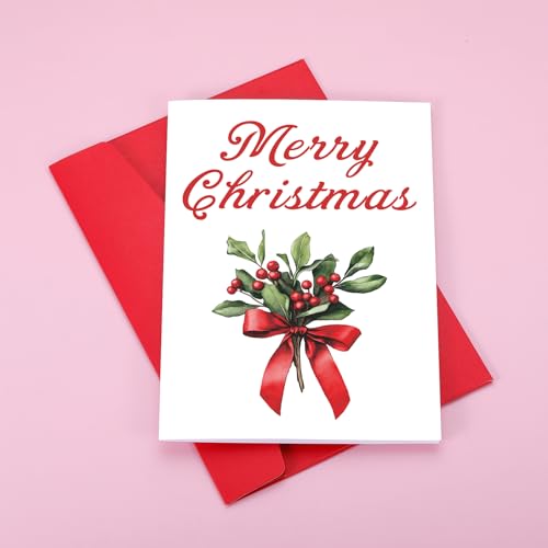 Merry Christmas Greeting Card with Envelopes - For Son & Daughter-in-Law, Holiday Season Card - Variation: Merry Christmas Gifts