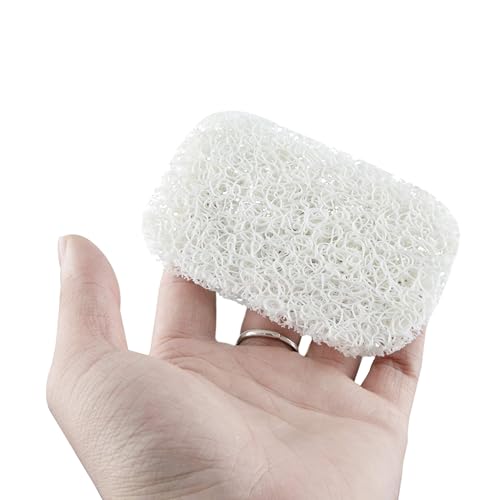 Snowkingdom White 4-Pack Soap Saver Holders for Bar Soap Bathroom Shower Kitchen