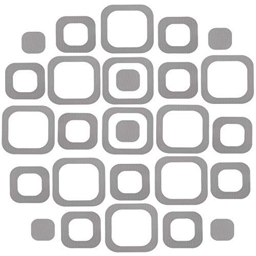 Patelai 20 Pcs Non-Slip Shower Stickers, Adhesive Bath Treads - Gray