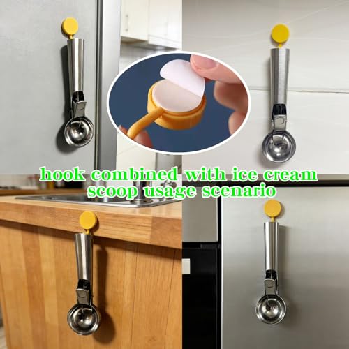 Large Stainless Steel Ice Cream Scoop with Trigger Handle - 1pc