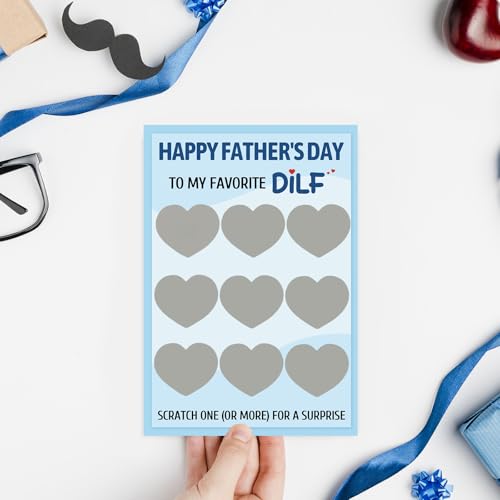 Funny Scratch Off Father's Day Card for Husband & Boyfriend