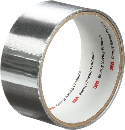 3M High Temperature Flue Tape, 1.5 in x 15 ft Heat Resistant Roll - Pack of 2