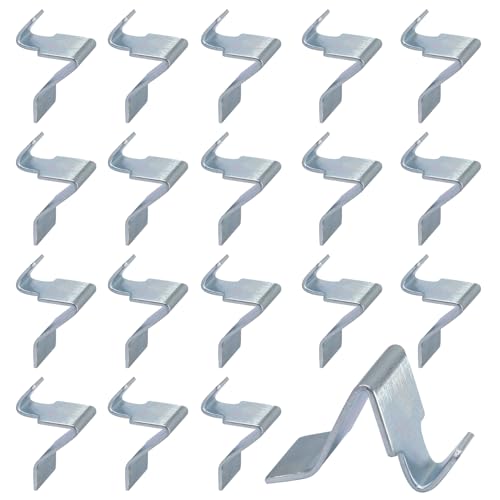 Heavy Duty Shelf Clips - 18 Metal Support Pegs for Cabinets