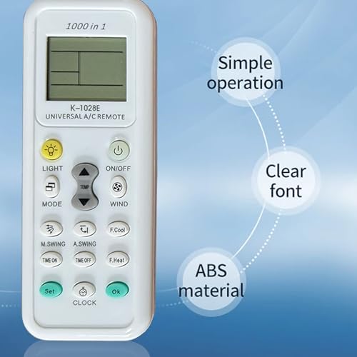 K-1028E Universal Air Conditioner Remote Control for 1000+ Brands
