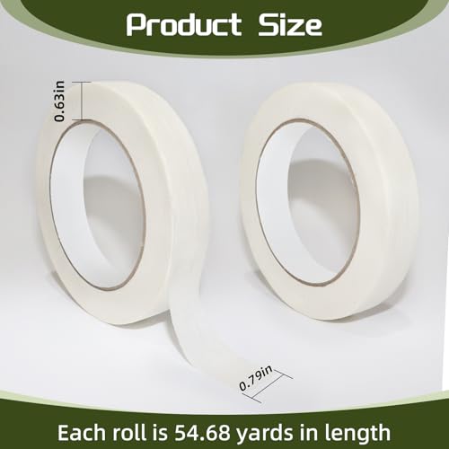 Nirvany Freezer Tape, 2 Rolls - 110 Yards, Writable & Easy Tear